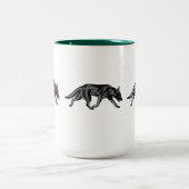 3 Stammes- Schäferhunde Zweifarbige Tasse (Mittel)
