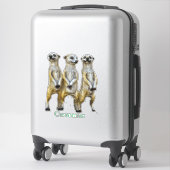 3 Stehend Meerkats Thunder_Cove Aufkleber (Koffer)