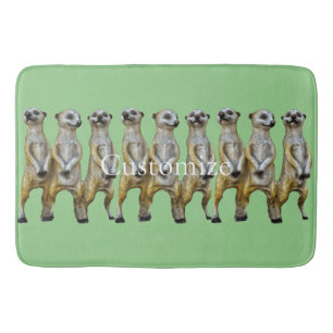 3 Stehend Meerkats Thunder_Cove Badematte