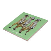 3 Stehend Meerkats Thunder_Cove Fliese (Seite)