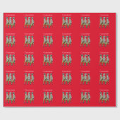 3 Stehend Meerkats Thunder_Cove Geschenkpapier (Flach)