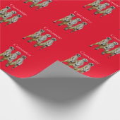 3 Stehend Meerkats Thunder_Cove Geschenkpapier (Ecke)