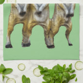 3 Stehend Meerkats Thunder_Cove Geschirrtuch (Gefaltet)