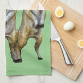 3 Stehend Meerkats Thunder_Cove Geschirrtuch (Viertel Falte)