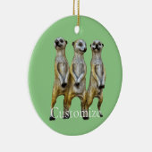3 Stehend Meerkats Thunder_Cove Keramik Ornament (Rechts)