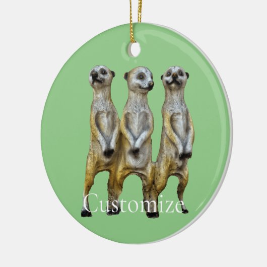 3 Stehend Meerkats Thunder_Cove Keramik Ornament (Links)