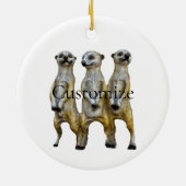 3 Stehend Meerkats Thunder_Cove Keramik Ornament (Hinten)