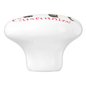 3 Stehend Meerkats Thunder_Cove Keramikknauf (Seitenansicht)