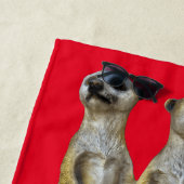 3 Stehend Meerkats Thunder_Cove Strandtuch (Beispiel)