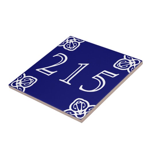 3 Stellen-Zahlfliese - Spanisch Fliese (Seite)