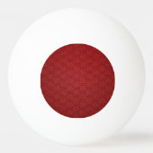 3-Sterne-Pingpong-Balls; Rote und grüne Zentren Tischtennisball (Vorderseite)
