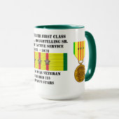 3 STERNE SAILOR VIETNAM KRIEG TASSE (VorderseiteRechts)