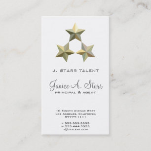 3-Sterne-Talent Visitenkarte