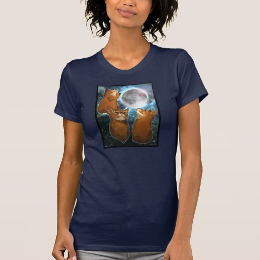 3 Strollercat Mond-Shirt T-Shirt (Vorderseite)