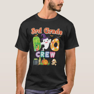 3. Stufe Boo Crew Squad Team Ghost Dritter Lehrer T-Shirt