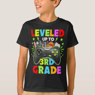 3. Stufe des Lehrers bis 3. Klasse Zurück T-Shirt