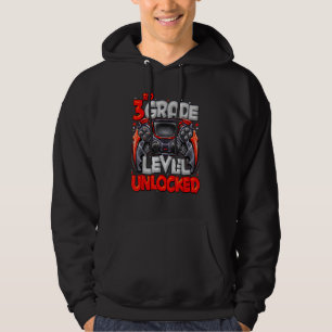 3. Stufe Entsperrtes Spiel auf 3. Stufe zurück Hoodie