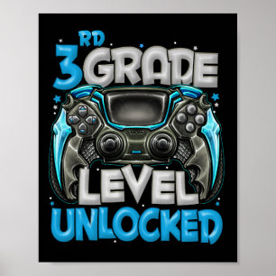 3. Stufe Entsperrtes Spiel auf 3. Stufe zurück Poster