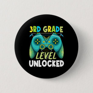 3. Stufe frei erster Tag zurück zur Schule Button