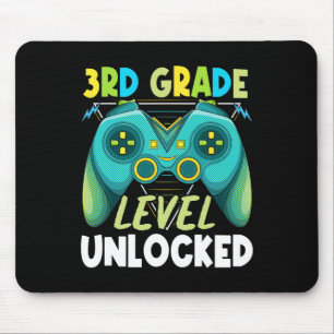 3. Stufe frei erster Tag zurück zur Schule Mousepad