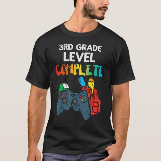 3. Stufe Kompletter Game Controller T-Shirt (Vorderseite)
