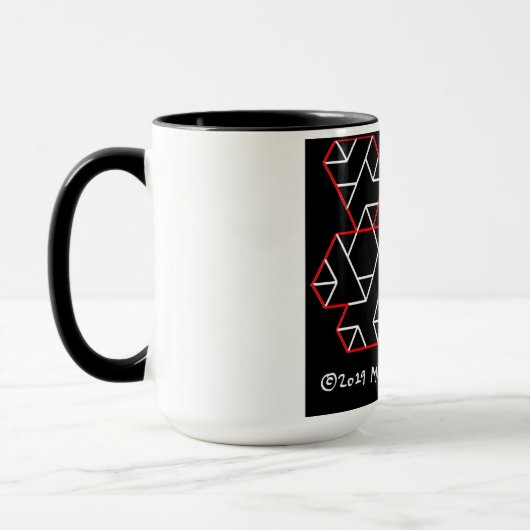 3. Stufe Vertices Geek Tasse Black (Links)