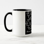 3. Stufe Vertices Geek Tasse Black (Links)