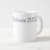 3 Style Tasse - Mr. & Mrs Dickinson 21.07.20xx (Vorderseite Rechts)