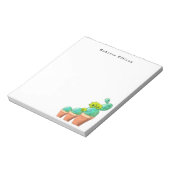 3 Südwestlich gepottete Kaktus Pflanze BlumenCusto Notizblock (Rotiert)