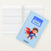 3 Superhelden Kinder Jungen Schreibwaren Schüler Notizblock (Innen)