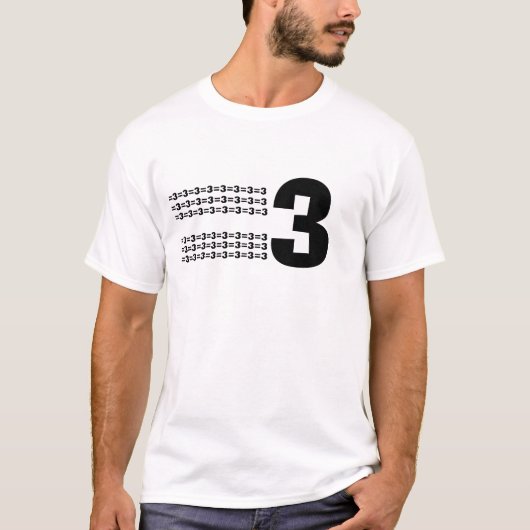 =3 T-Shirt (Vorderseite)
