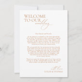 3 Tage Hochzeitsreise Elegante Moderne Schrift (Vorderseite)