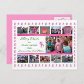 3 Tage Vielen Dank, Postcard Postkarte (Vorne/Hinten)