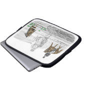 3-tägige Pferderennausbildung kombiniert Laptopschutzhülle (Vorne Knopf)