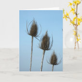 3 Teazerkarte Karte (Gelbe Blume)