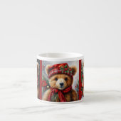 3 Teddy Bears To Share a Christmas Tee Party Name Espressotasse (Vorderseite)