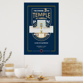3. Tempel - Altar-Dekodierung Poster (Küche)