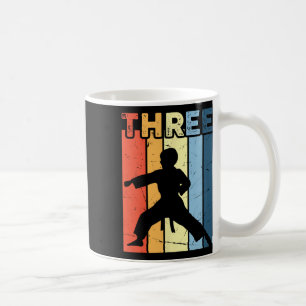 3 Three Karate Lover 3. Geburtstag 3 Jahre alt Mar Kaffeetasse