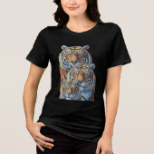 3 TIGERE Tri-Blend SHIRT (Vorderseite)