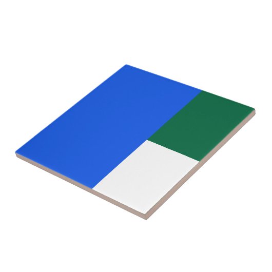 3 Tone Keramik Tile, klein (4,25" x 4,25") Fliese (Seite)