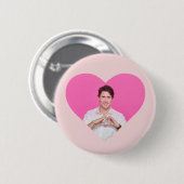 <3 Trudeau-Knopf Button (Vorne & Hinten)