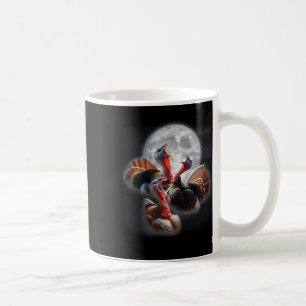3 Truthühner heulen auf dem Mond Witzige Türkei Ja Kaffeetasse