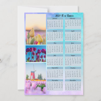 3 Tulpen Bild At a Glance Kalender Magneteinladung