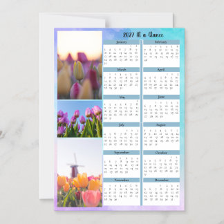 3 Tulpen Bild At a Glance Kalender Magneteinladung