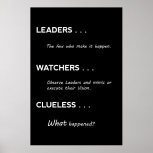 3 TYPEN VON MENSCHEN . . . POSTER