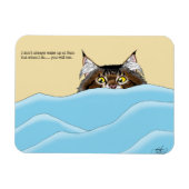 3 Uhr Katze Geweckt Magnet (Horizontal)