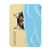 3 Uhr Katze Geweckt Magnet (Vertikal)