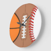 3 Uhr "Sport Ball Wall" (Winkel)