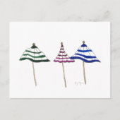 3 Umbrellas Postkarte (Vorderseite)
