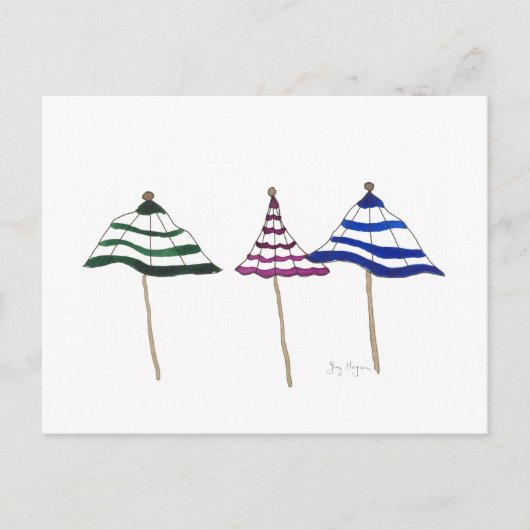 3 Umbrellas Postkarte (Vorderseite)